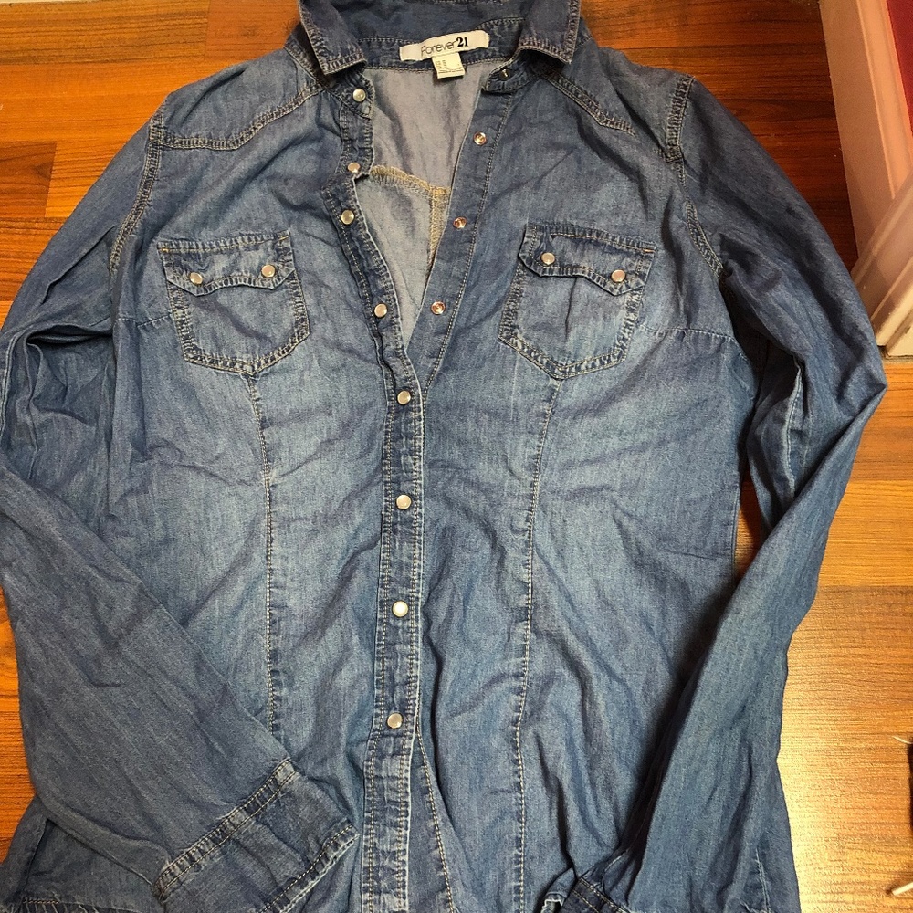 Denim Button up